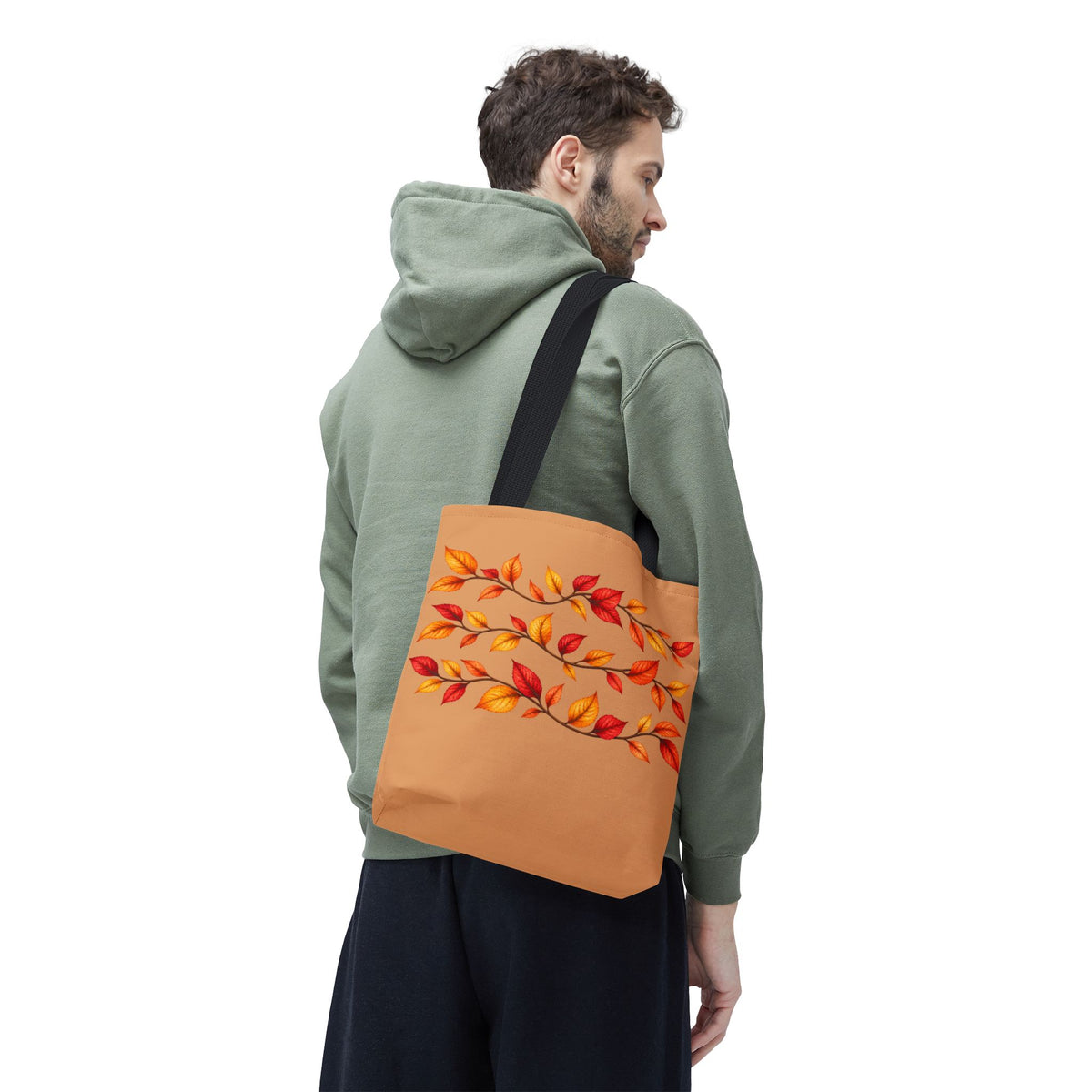 Autumn Leaves Tote Bag — Fall Leaf Pattern Tote