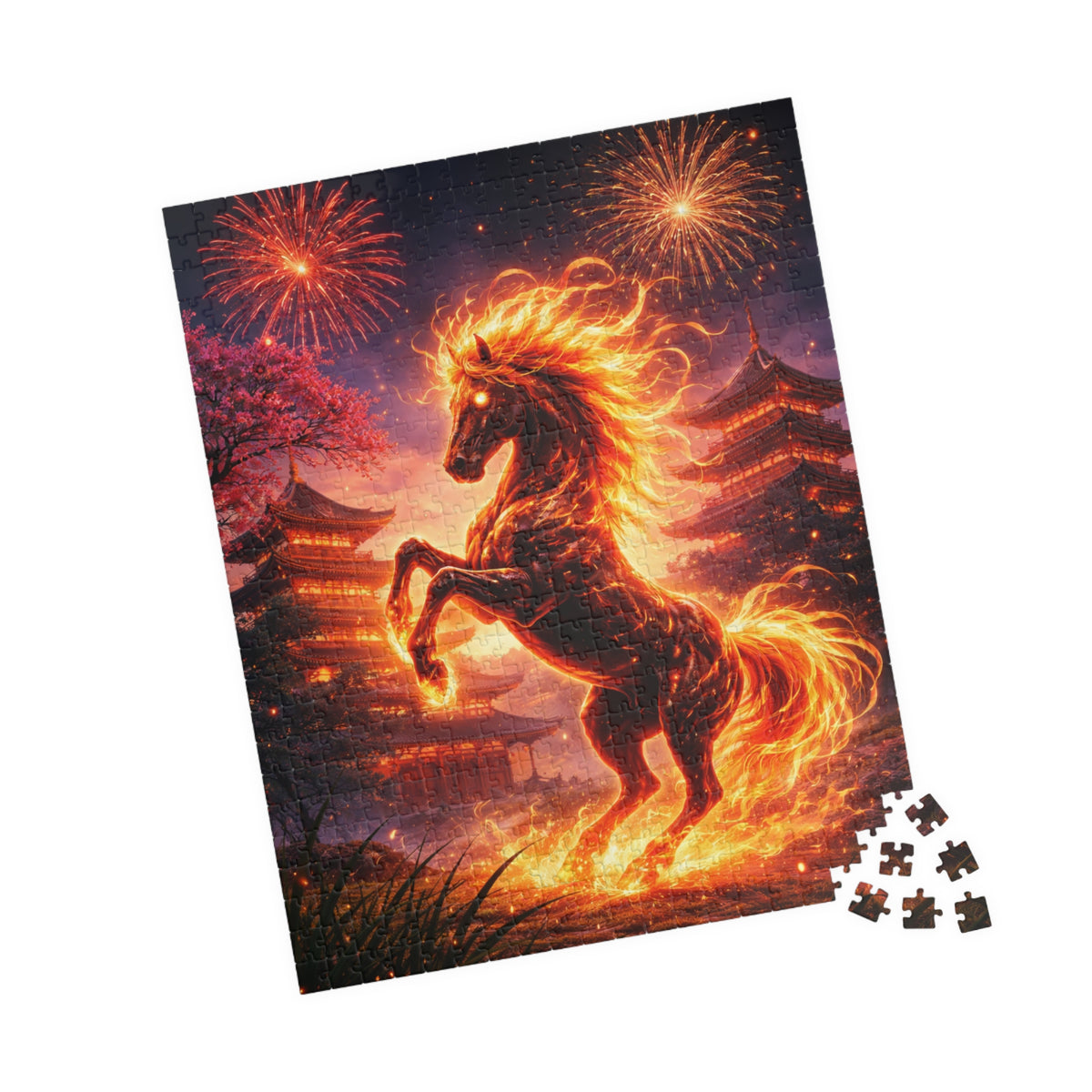 Fire Horse Puzzle 520-piece