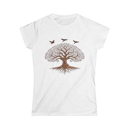 Tree of Life Shirt with Birds | Nature Graphic Tee | Spiritual Growth Shirt| Boho Tree Tee| Colorful Shirt Options