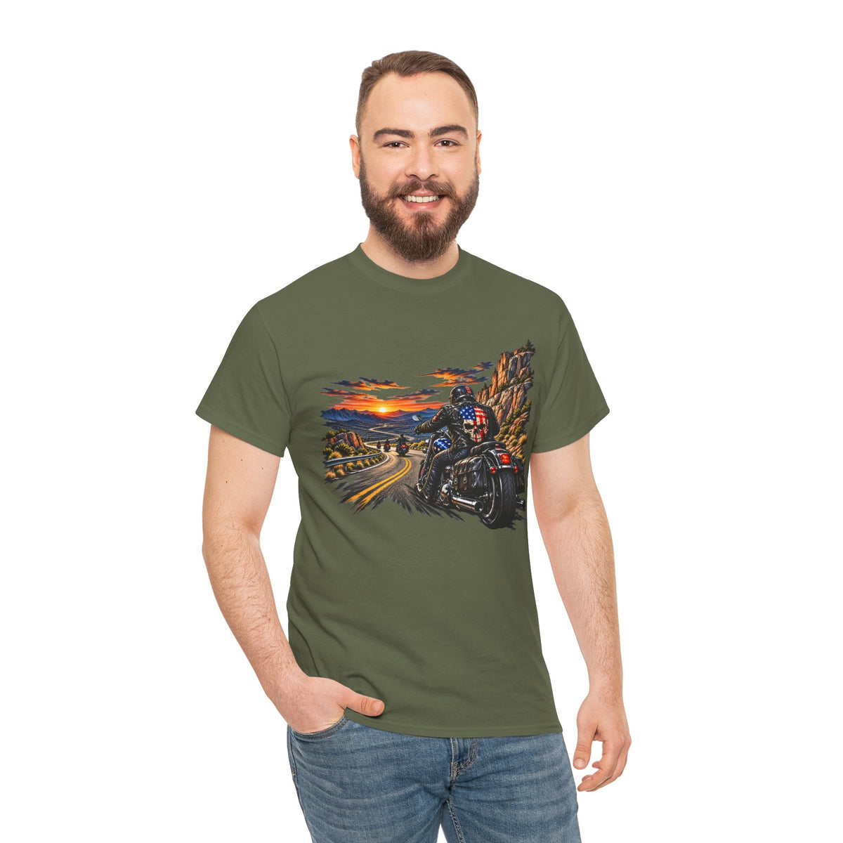 Open Road Biker Scenic Ride T-Shirt