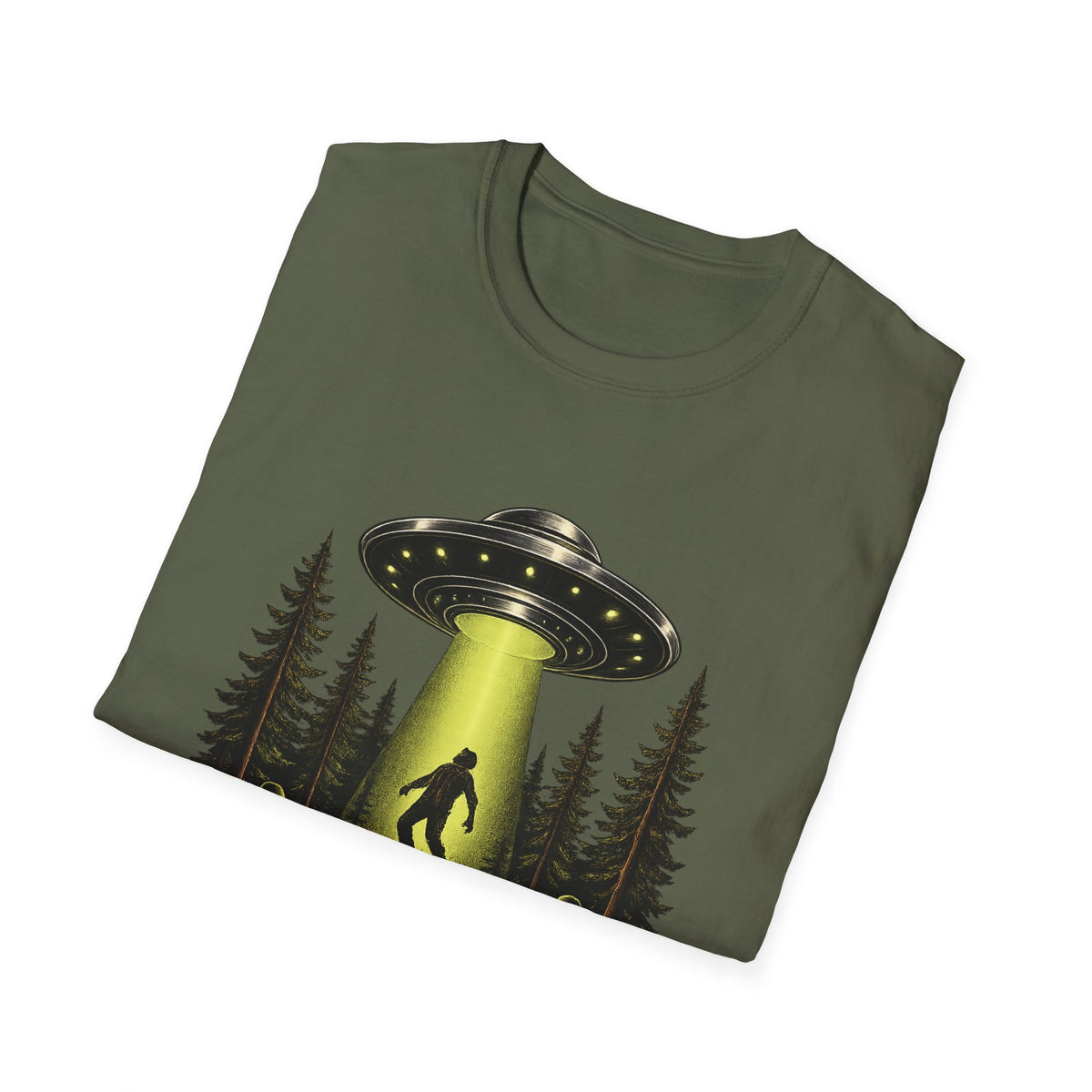 Alien Abduction T-Shirt — “Not My First Abduction” UFO Graphic Tee