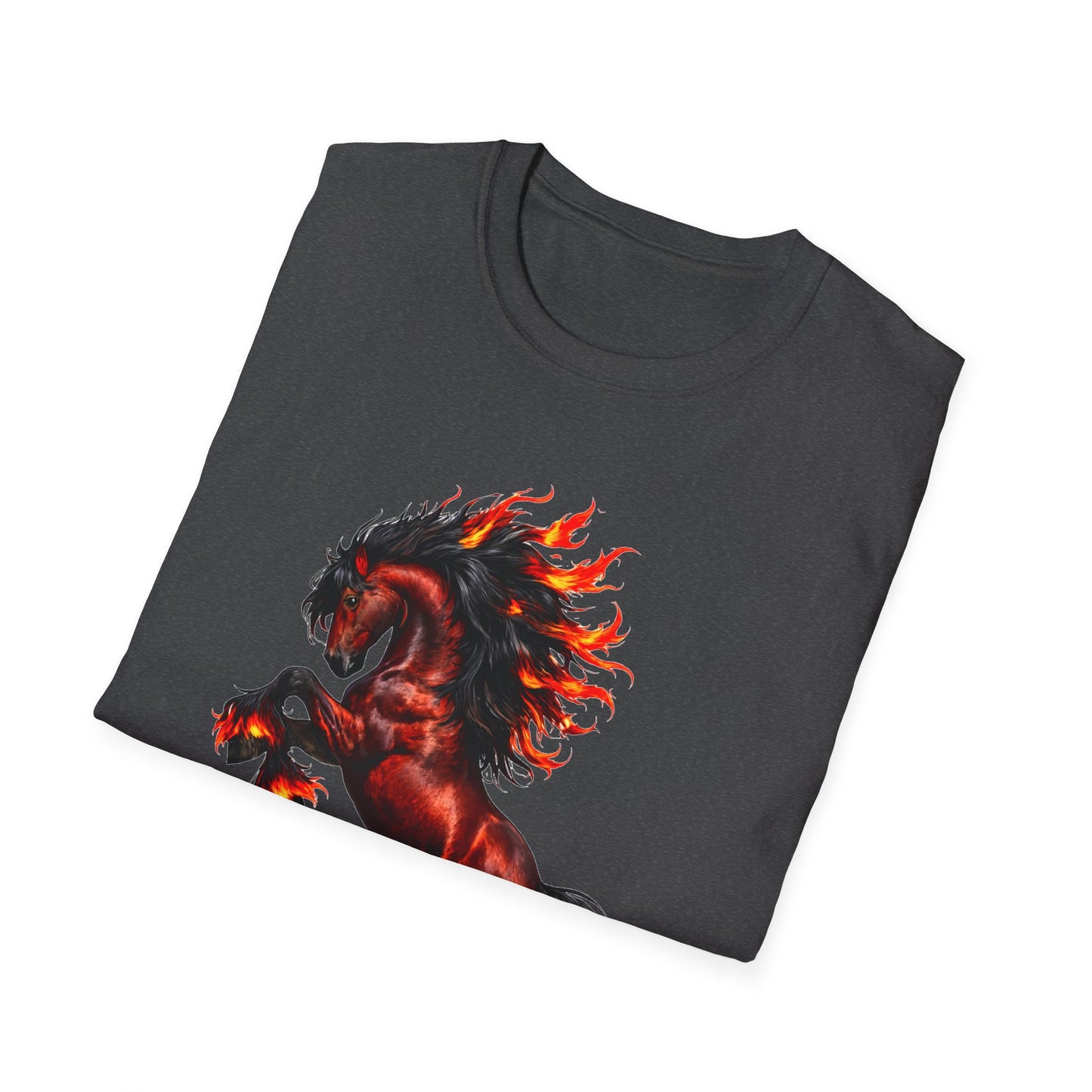 Year of the Fire Horse T-Shirt (Dark Color Shirt)| Fiery Horse Graphic | Symbolic Animal shirt