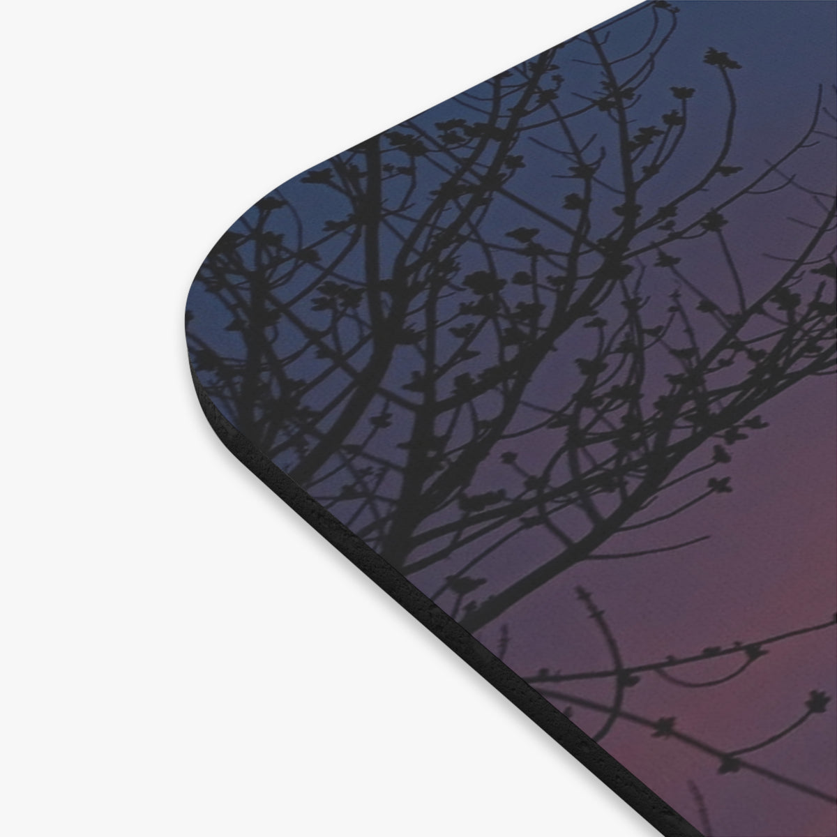 Sunrise Silhouette Mouse Pad | Morning Sky | Colorful Sunrise | Desert Sky