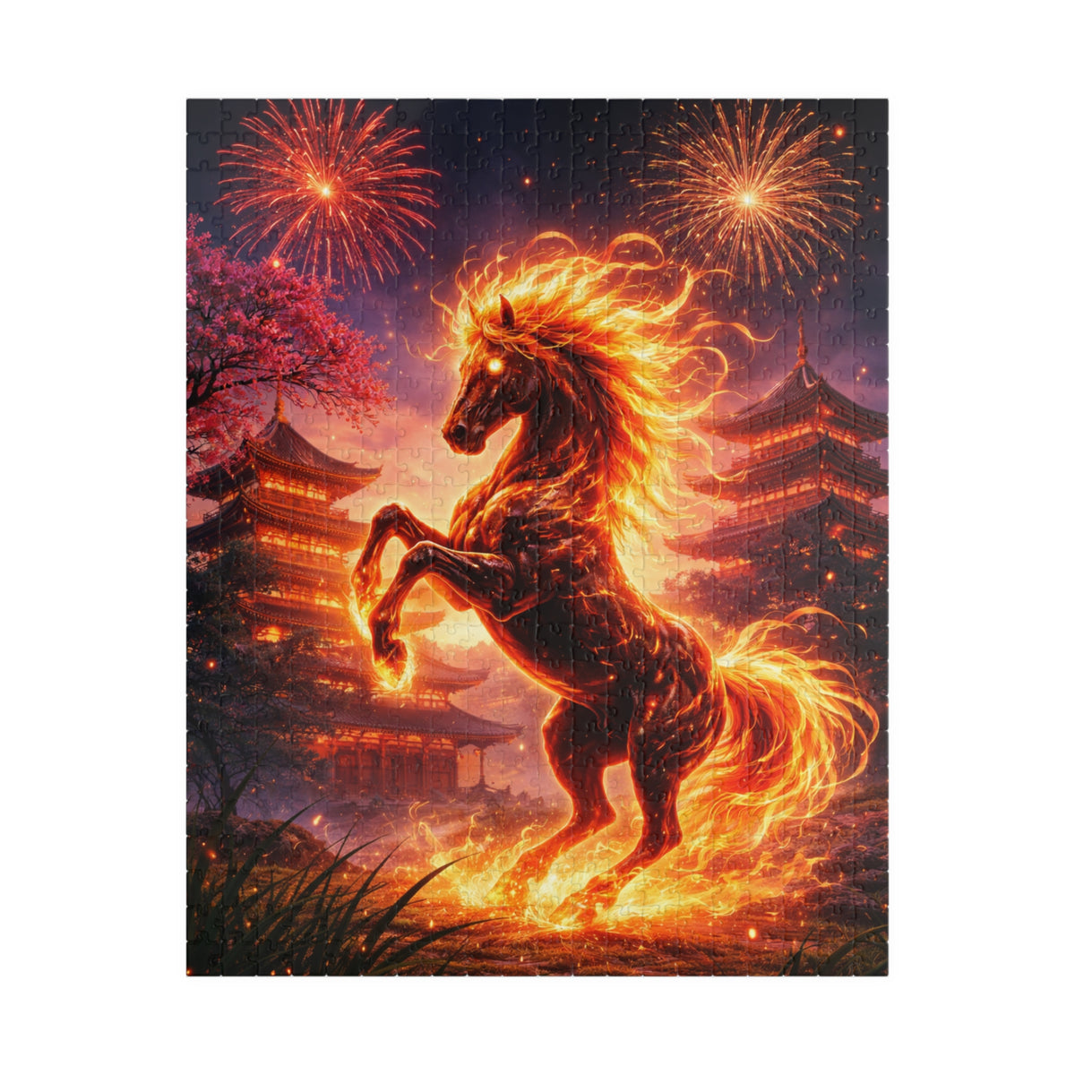 Fire Horse Puzzle 520-piece