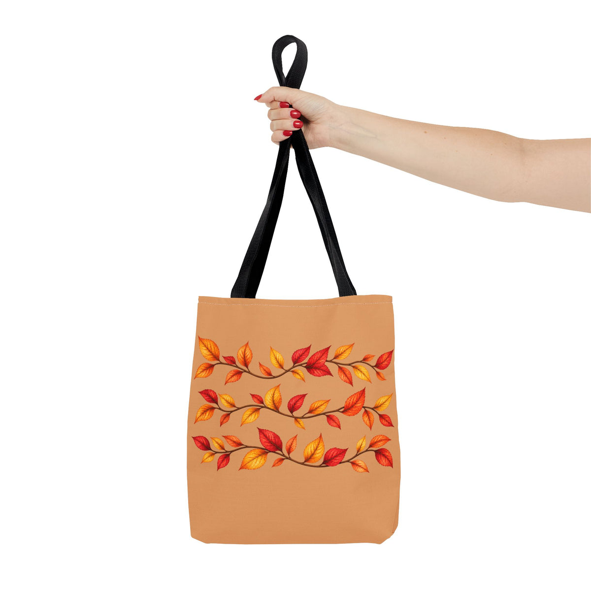 Autumn Leaves Tote Bag — Fall Leaf Pattern Tote