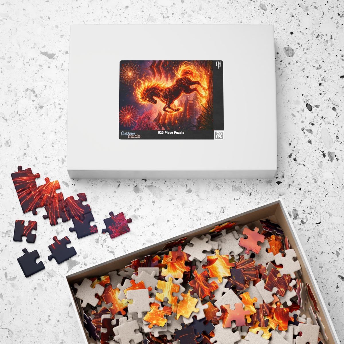 Fire Horse Puzzle 520-piece